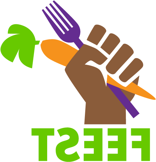 FEEST Logo with hand holding carrot and fork